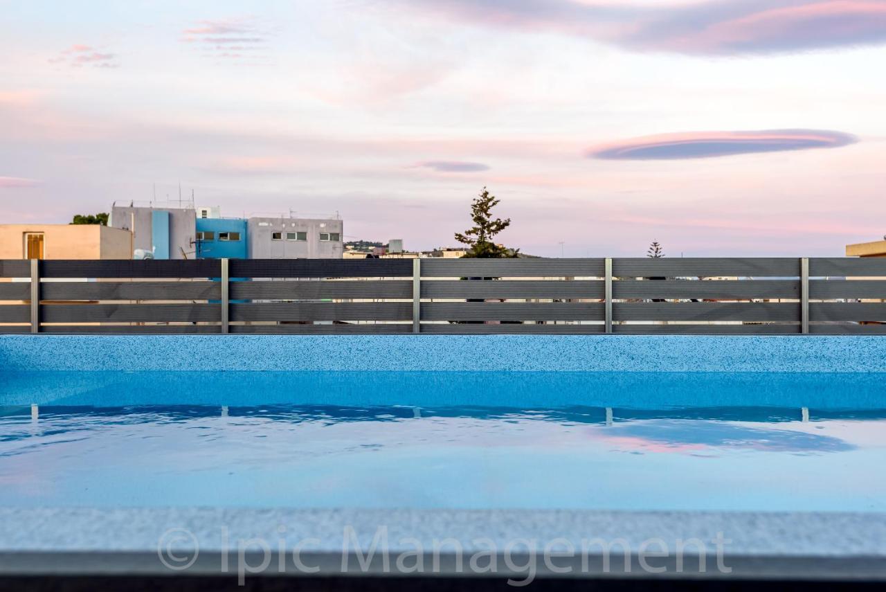 Elegant 2Br Apt Rooftop Pool & Walk To Old Town Chania  Eksteriør billede
